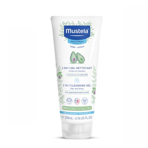 Mustela - Gel detergente 2 in 1 per pelli normali, 200 ml (confezione da 1)