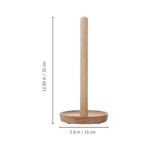 Soporte de papel higiénico de madera creativa y diseño simple 3
