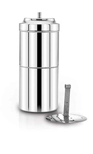 Image of 1952 Coffee Steel Filter South Indian Coffee Filter, Drip Style Decoction Liquid Maker (Makes Up to 4 Cups)