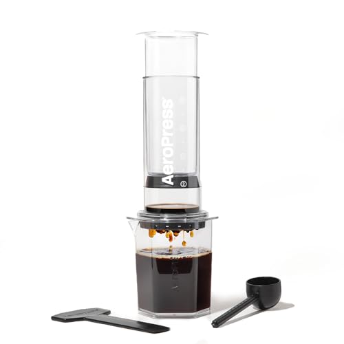 AeroPress Clear XL Kaffeepresse, große All-in-One French Press, manuelle Espresso- & Filterkaffeemaschine, 2 Minuten Brühzeit, tragbar für Reisen & Camping