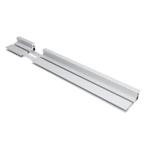 Recinzione Del Calibro Della Mitragliatrice, Alluminio 50-86 Cm Adjutsable Telescopico Tavolo Mitra Calibro Estensione Recinzione Recinzione Di Precisione per Tavolo Lavoro