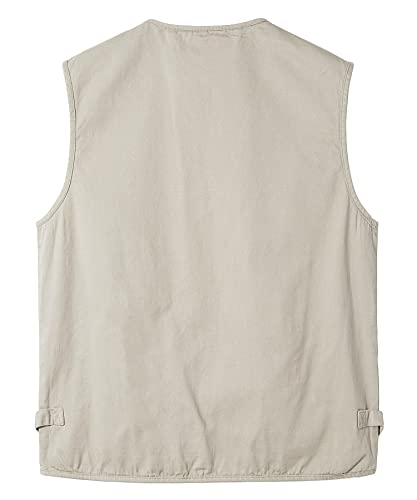 Men's Fishing Vest with Multi-Pocket Sleeveless Jacket Hunting Vest Safari Travel Outdoor Casual Vest Gilet3