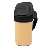 POPETPOP Auto Tür Mülleimer mit Deckel Tragbarer Fahrzeug Abfalleimer Platzsparender Organizer für Auto Vielseitiger Aufbewahrungsbehälter für Abfall und Kleinteile