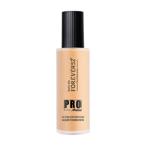 Daily Life Forever52 Pro Artist Ultra Definition Liquid Foundation For Normal Skin-60Ml(Caramel-11,Mediium To Dark Skin Tone)Matte & Poreless Long-Lasting Full Coverage For Women
