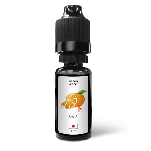 【10ml】デジモク 電子タバコ リキッド 日本製 国産 日本生産 vape メンソール ニコチン 無し タール無し ベイプ お試し メンソール タバコ味 (みかん)