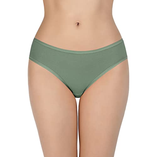 Image of Amante Solid Low Rise Cotton Bikini Panty Pack(Pack of 3)