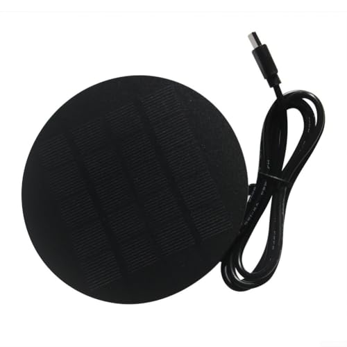 Solar Panel Charger 1.2W with Type-C Output Port for Lights 