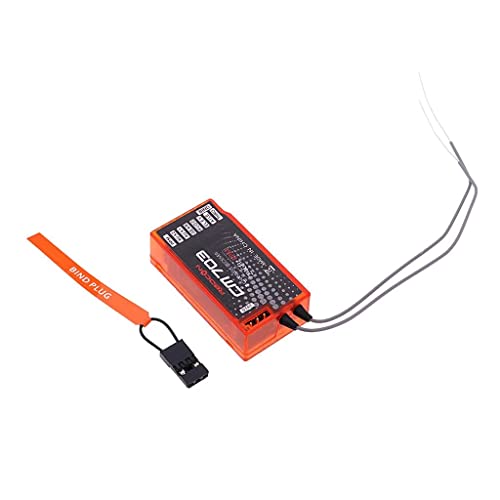 CM703 7 Channel 2.4Ghz RX Receiver with PPM & PWM Output Compatible with and, Orange