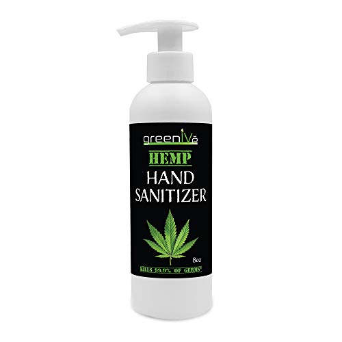 Advanced Hemp Hand Sanitizer Gel with Aloe, 62% Ethyl Alcohol plus Essential Oils