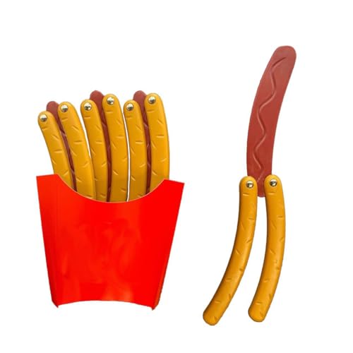 RMISODO Hotdog Butterfly Fidget Knife