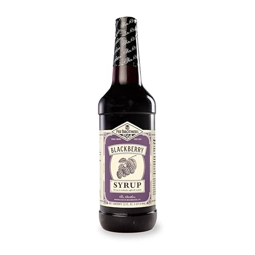 Image of Fee Brothers Blackberry Flavored Syrup, 32 fl oz (1 Quart)