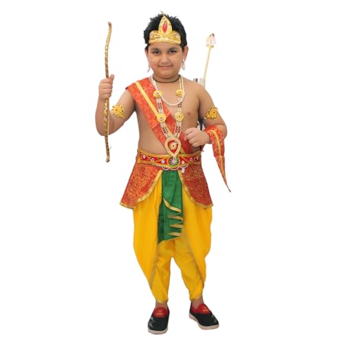 Image of Kaku Fancy Dresses Ram Costume for Kids Infant Baby Ram Dress for Boys with Accessories