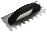 M-D Building Products 49104 1/2 in. x 1/2 in. x 1/2 in. Economy Square Notch Trowel