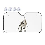 機動戦士ガンダム 車用サンシェード おしゃれ フロントシェード かわいい サンシェード 日除け フロントガラス 軽自動車 折りたたみ 車用品 展開寸法130x70 cm 吸盤2個付 遮光 断熱 日よけ 人気 キャラクター グッズ