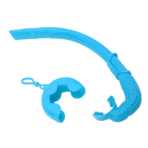 Dry Snorkel, Large Diameter Comfortable Snorkel Tube with Storage Box for Professional Divers (Blue)