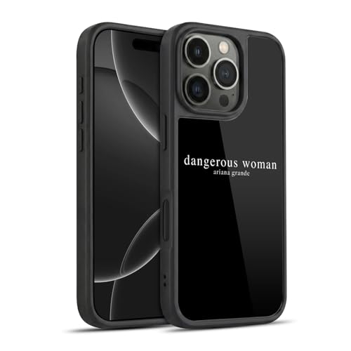 Coque iPhone 16 Pro Ariana Grande texte Femme Dangereuse avec protection militaire