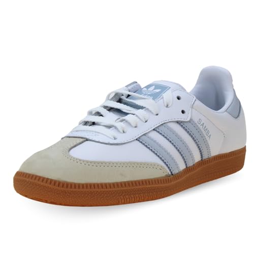 Adidas Samba OG Womens, White Halo Blue Gum, 7 : Amazon.sg
