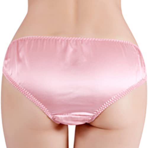 Roseward 100% Mulberry Silk Panties For Women 22 Momme Pure Organic Silk Underwear Bikini Panties Real Organic Silk Brief Undies-Xl #TOP6