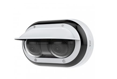 NexaCore Axis P4707-PLVE Cámara panorámica multidireccional 2 x 5 MP, zoom 2,5 ×, IR 360°, Lightfinder, Forensic WDR, AI Deep Learning, IP66/IK10, PoE