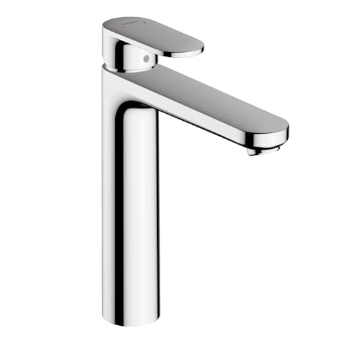 hansgrohe Vernis Blend, Wash Basin Mixer Tap without Drain, Bathroom Tap with Spout Height 190 mm