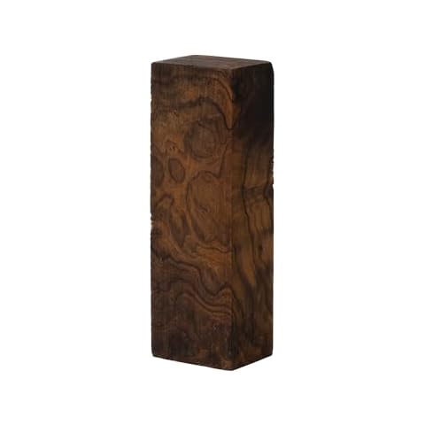 IECAP LLC Pack of 1 Hardwood Ironwood Blanks (Premium Burl Ball Pattern) – Exotic Wood Woodchucks Lumber – DIY Crafts – Size 5.13 x 1.75 x 1.25 inches Cover