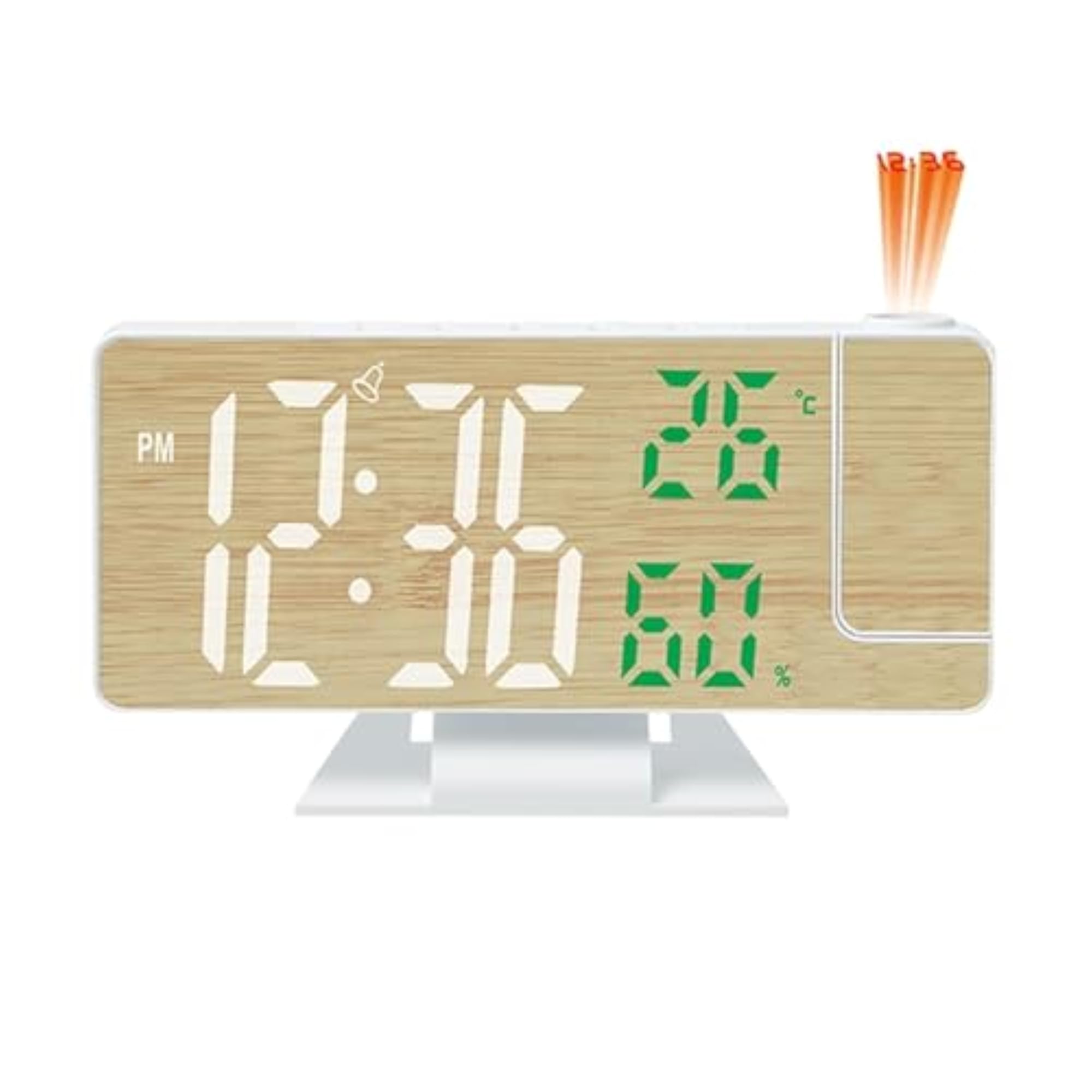 7.3" Digital Alarm Table Clock with Projector Display