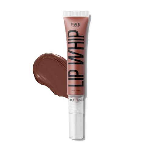 Image of Fae Beauty Lip Whip 12Hr Comfortable Matte Liquid Lipstick (10ml) | Waterproof | Long Wear | Non Drying | Soft Mousse Smudgeproof Formula | Vegan | With Moisture Lock Technology | Enriched with Vitamin E and Cherry Coffee - Ride