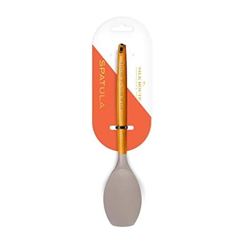 Silk Route Home's Acacia Wood & Silicone Spatula Cover