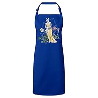 Fabulous Premium Kitchen Apron Blue Cat Mannequin 1930 Collage Art Surrealism Flowers