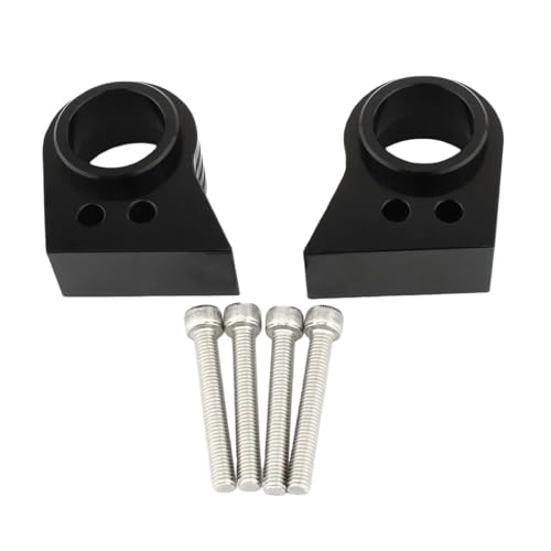 Elevación de manillar de 25 mm para ZZR1100 y GPZ1100 con kit de abrazadera de aluminio