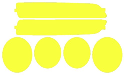Precut Vinyl Tint Cover for 1998-2001 Acura Integra Headlights (Yellow)