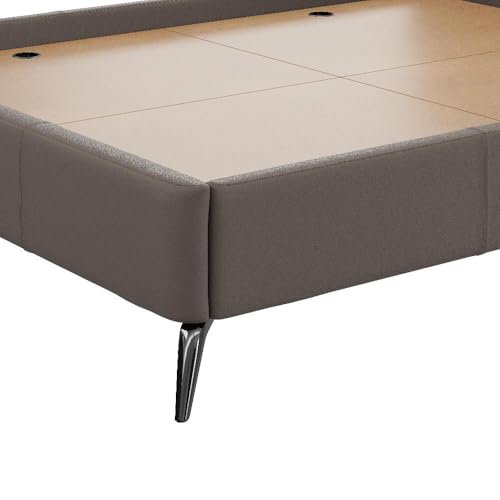 Image of Wakefit Celestra Queen Size Without Storage Upholstered Bed