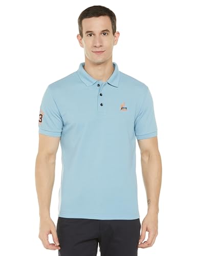 Image of Noble Monk Men's Cotton Blend Regular Fit Polo T-Shirt