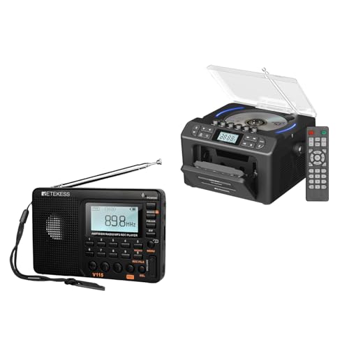 Radio de onda corta Retekess V115 y reproductor CD TR642 miniatura 1