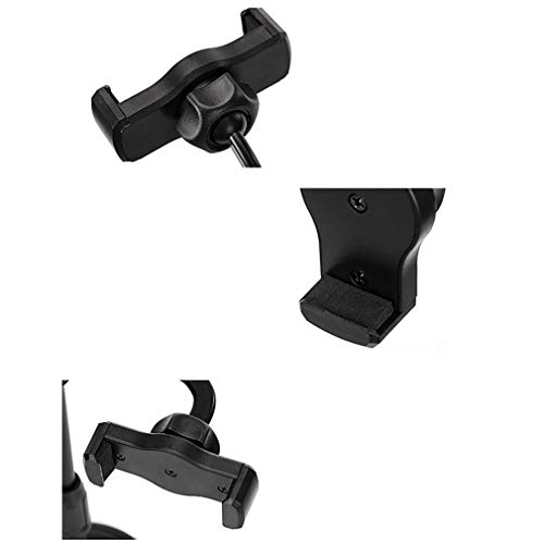 WYH Makeup Licht 10"Ringlicht mit rundem Stand DREI Telefonhalter Kompatibel mit Smartphone für Live Stream YouTube Makeup Kwai Makeup Licht (Color : Black) – Bild 6