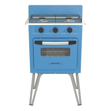 FOGAO A GAS GEMINI 2 Q VETRO AZUL GAS GLP