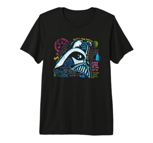 T-shirt Star Wars Darth Vader vêtement noir mode homme et femme geek