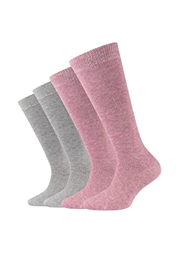 Camano Kinder Kniestrümpfe 4er Pack 23/26 chalk pink melange