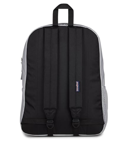 Image of JanSport Cross Town Backpack - Simple Bag for Everyone with 1 Main Compartment, Front Utility Pocket - Premium Class Accessories - Grounded Grey