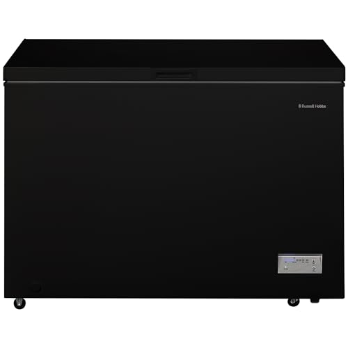 Russell Hobbs Free Standing Chest Freezer, 300 Litres, Low Noise, Garage Safe, Counterbalance Lid, Front Drain Hole, 1.8m Cord, Castor Wheels, 5 Year Registered Guarantee Black, RH300CF201B - Image 4