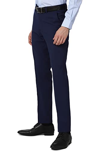 Image of Peter England Men's Slim Fit Work Utility Pants