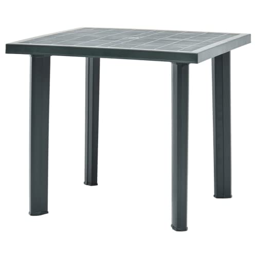 lyrlody Küchen-Esstisch, leicht zu reinigender tragbarer Gartentisch, wetterfest, mit Regenschirmloch für die Familie im… – Bild 4