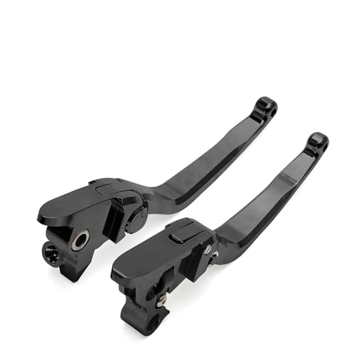 Palancas de freno y embrague con tacto suave y diseño largo para Harley Touring 08-13