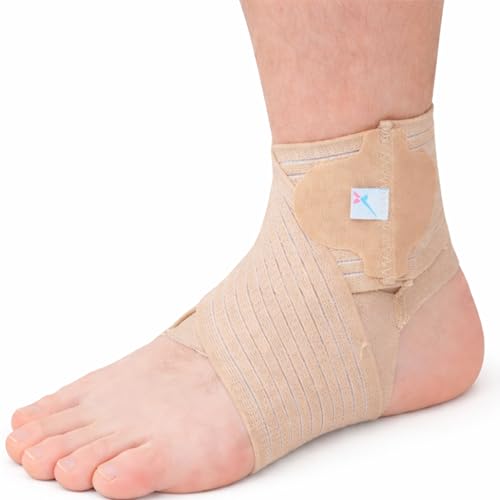 Express Orthopaedic® - Medically Approved Ankle Brace Tendonitis, Plantar Fasciitis Support for Sprained Ankle Figure-Of-8 Strap, Pain Relief, Compression, Support Unisex (Med (Ankle Circ. 20-23cm))