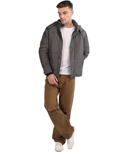 Image of LURE URBAN Men Winter Wear Full Sleeves Stylish Hooded Jacket