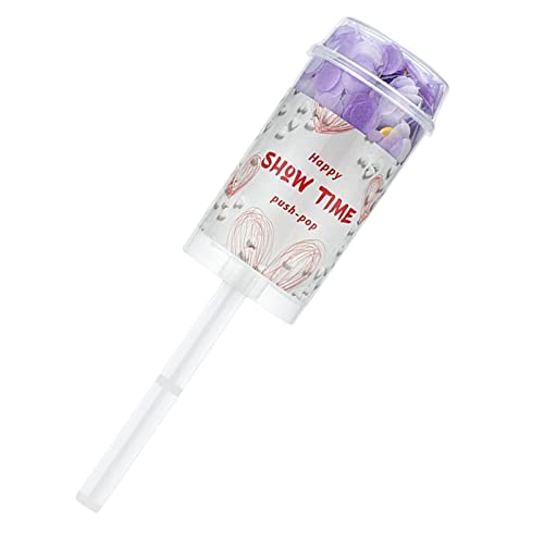 Lilihuimaoyi Party Confetti Launchers for Events and Gatherings, Violet