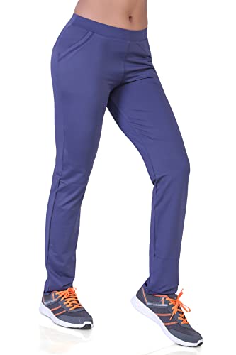 Image of Sports Women Regular Fit Activewear Track Pants | Loose Fit Workout Pant for Women | Quick-Dry | Two Pockets
