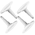 Jolux 5/6 Inch LED Can Lights Adjustable Recessed Retrofit Downlight,12W=60W,5000K Daylight, 800LM,Dimmable,ETL Damp Rated Conversion kit, Recessed Lighting Install,Flat Trim, E26 Base,4-Pack