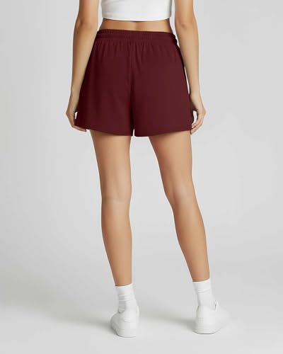 Image of Real Essentials 3 Pack: Womens Ultra-Soft Athletic Lounge Casual Sweat Shorts with Pockets (Available in Plus Size)