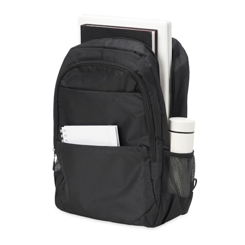 Mochila de Nylon Personalizada, 27 Litros, 43x28x17.5 cm, 4 Compartimentos, Bolso para Notebook 17.3 Polegadas, Alças Espumadas